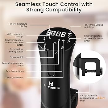 BRUNO コンパクト Sous Vide Cooker Bruno Compact Sous Vide Cooker | Japan Trend Shop